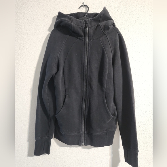 Lululemon Scuba Full-Zip Hoodie Black size 6 - Picture 2 of 7